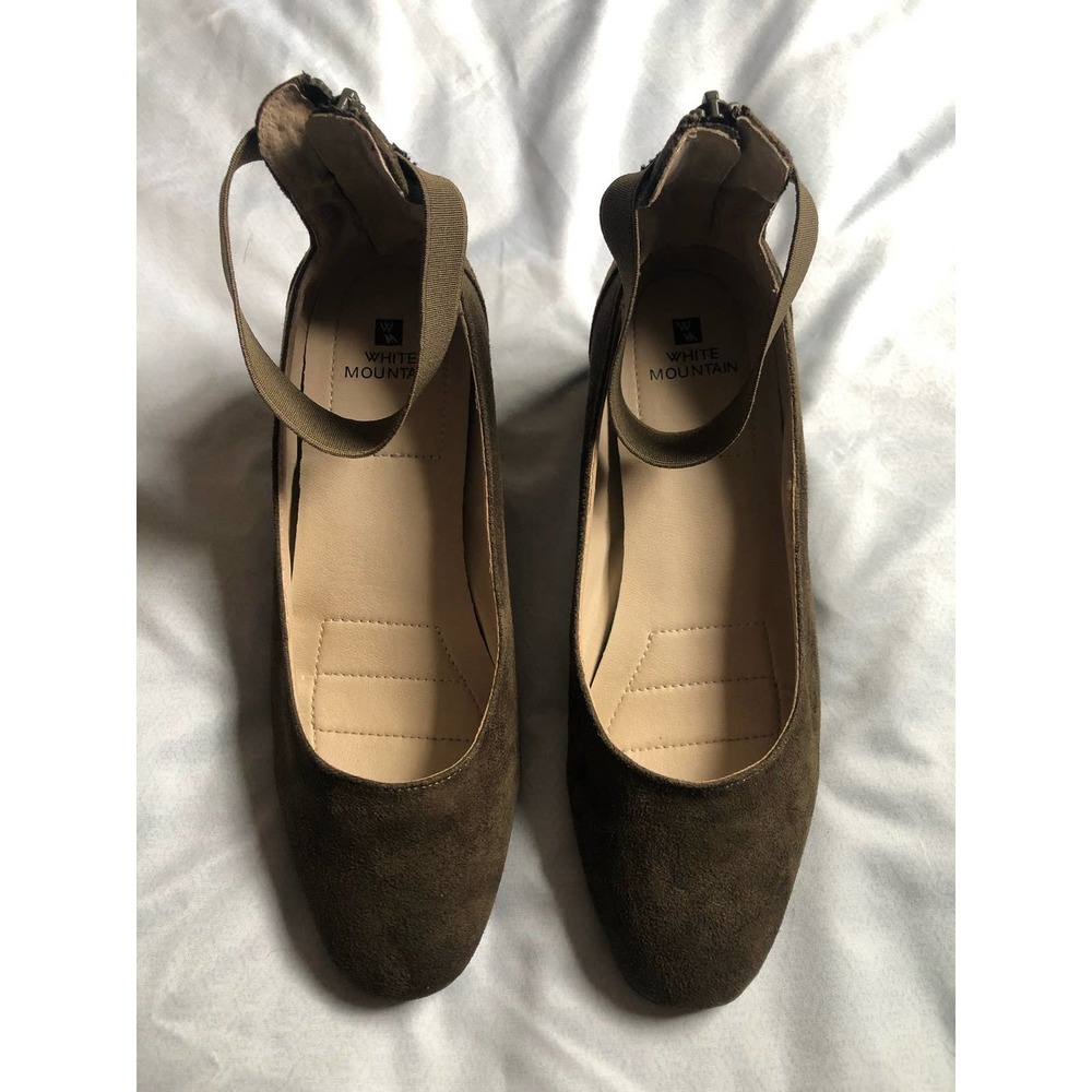 White Mountain Makayla Block-Heel Dress Pumps Women's Shoes size 10